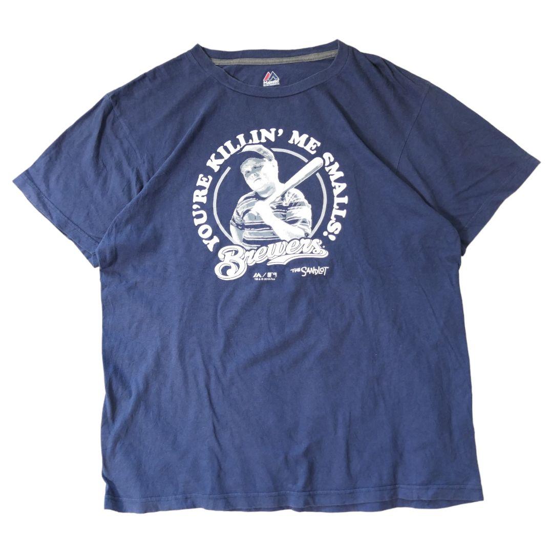 USED L MLB T-shirt -Brewers-