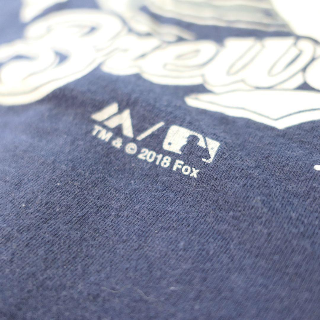 USED L MLB T-shirt -Brewers-