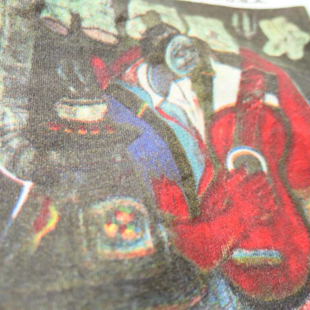 VINTAGE 90s XL Art Sweat -GEORGE HUNT-