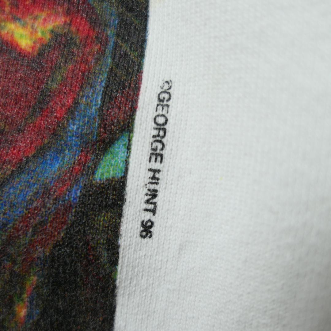 VINTAGE 90s XL Art Sweat -GEORGE HUNT-