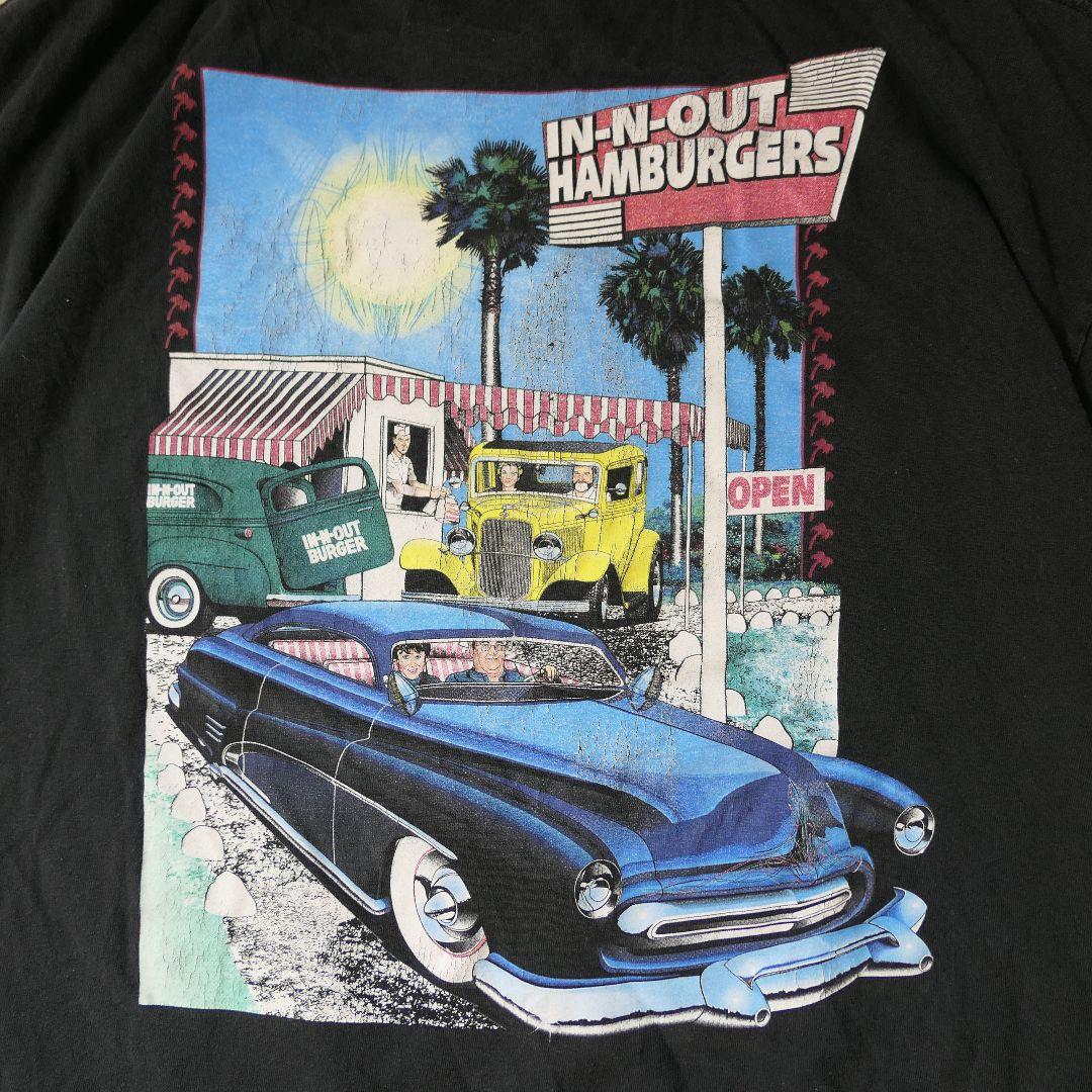 USED XXL Printed T-shirt -IN-N-OUT BURGER-