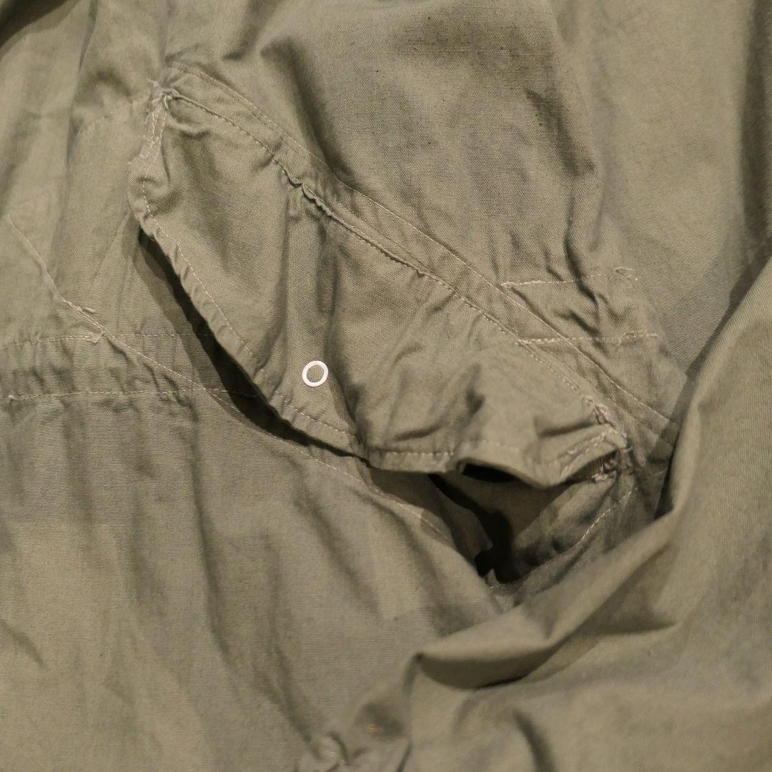 VINTAGE 70s L OD Dyed Snow camoflage parka -U.S.ARMY-