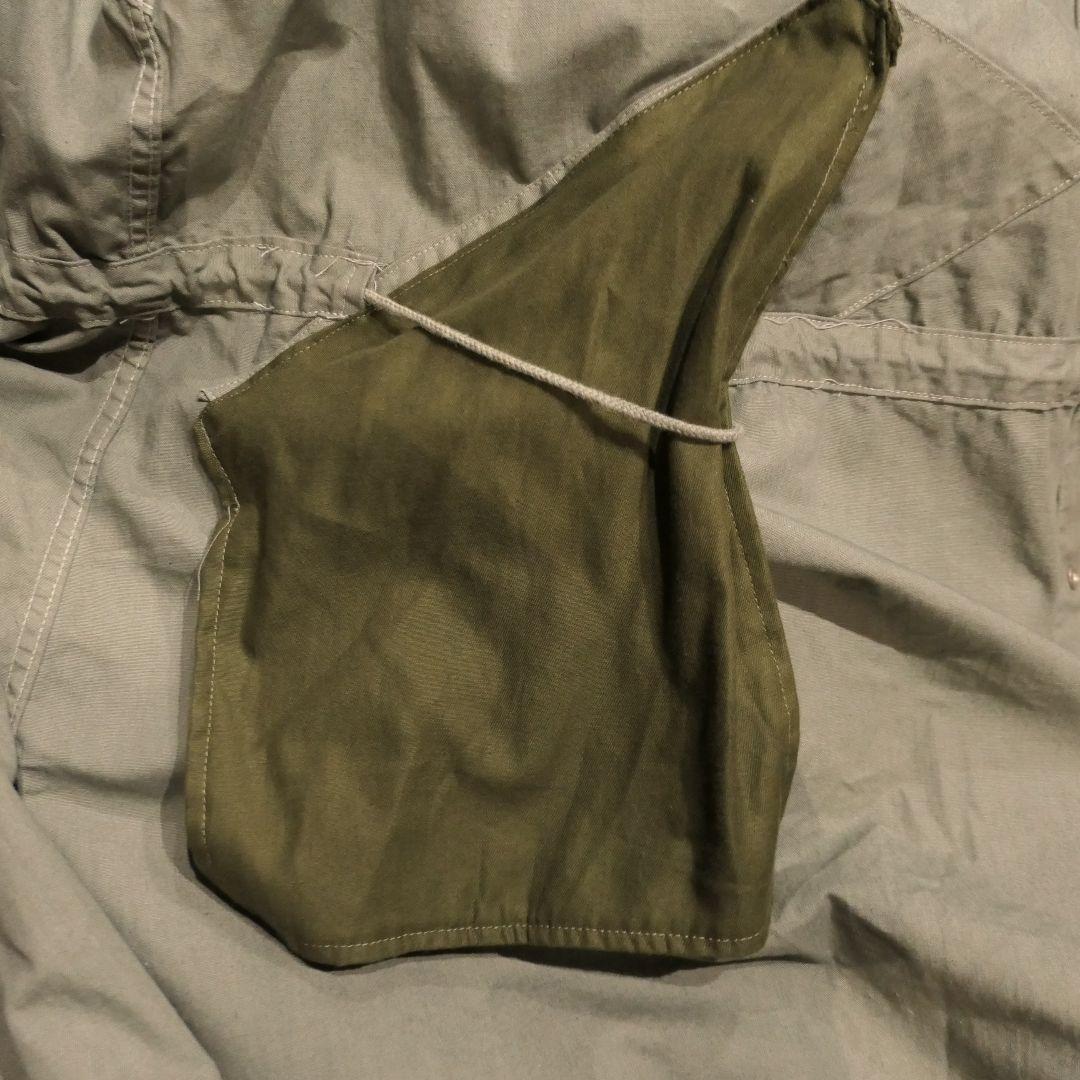 VINTAGE 70s L OD Dyed Snow camoflage parka -U.S.ARMY-