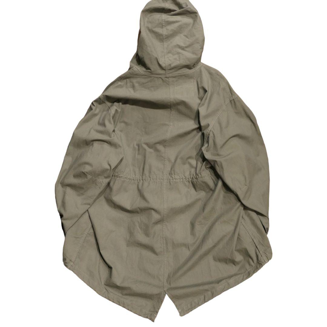 VINTAGE 70s L OD Dyed Snow camoflage parka -U.S.ARMY-