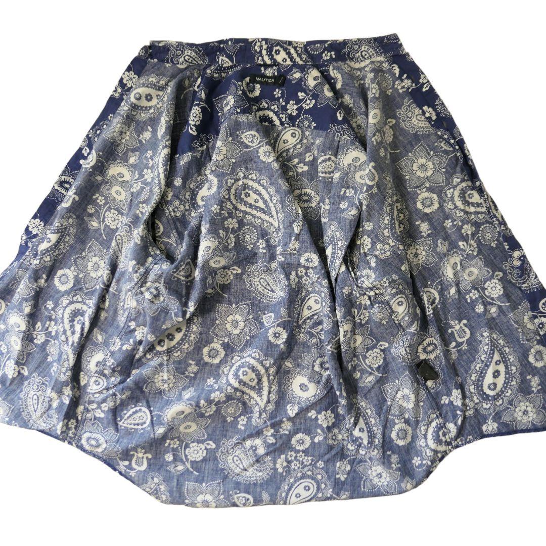 USED M Hawaiian shirt -NAUTICA-