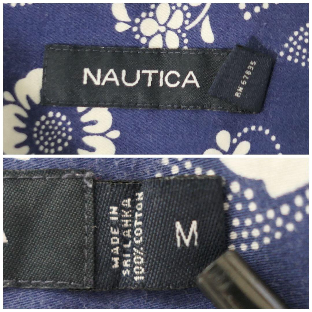 USED M Hawaiian shirt -NAUTICA-