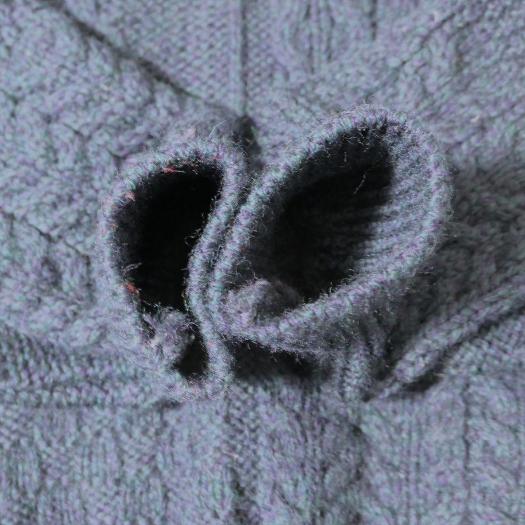 VINTAGE 90s Fisherman sweater -aran crafts-
