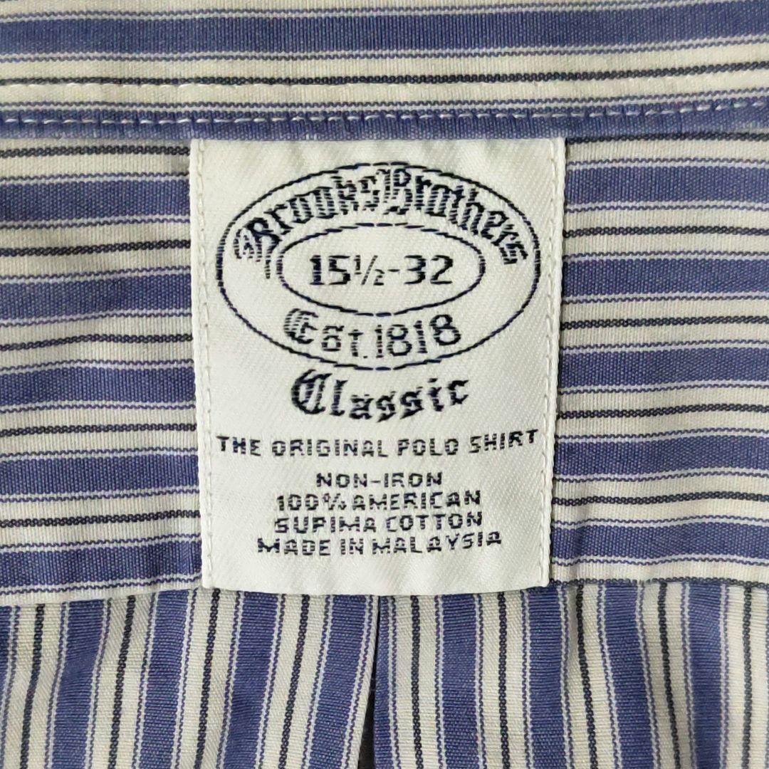 USED L Stripe bd shirt -BrooksBrothers-