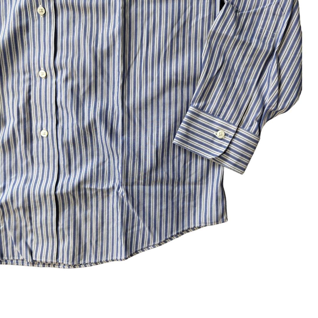 USED L Stripe bd shirt -BrooksBrothers-