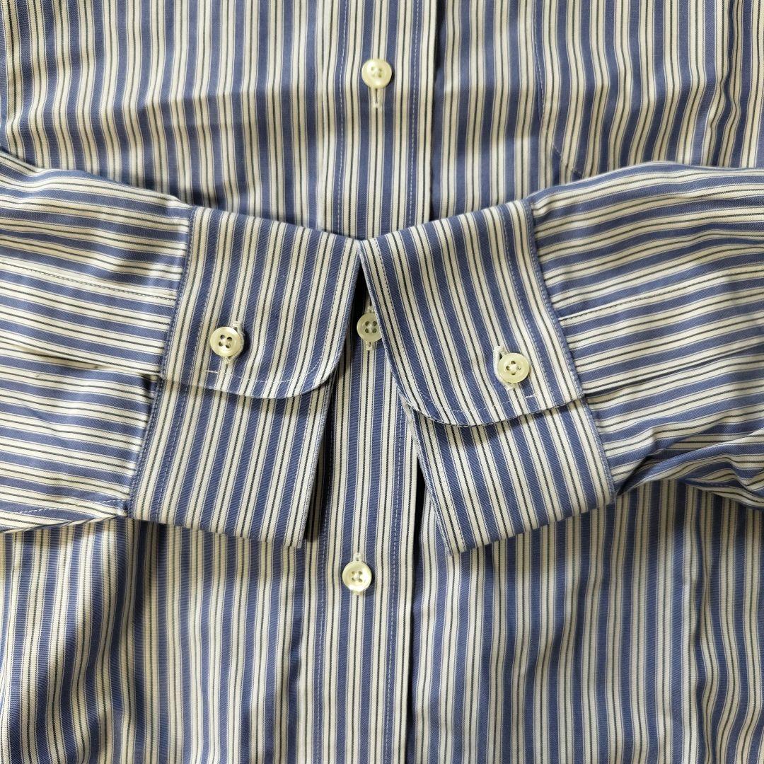 USED L Stripe bd shirt -BrooksBrothers-