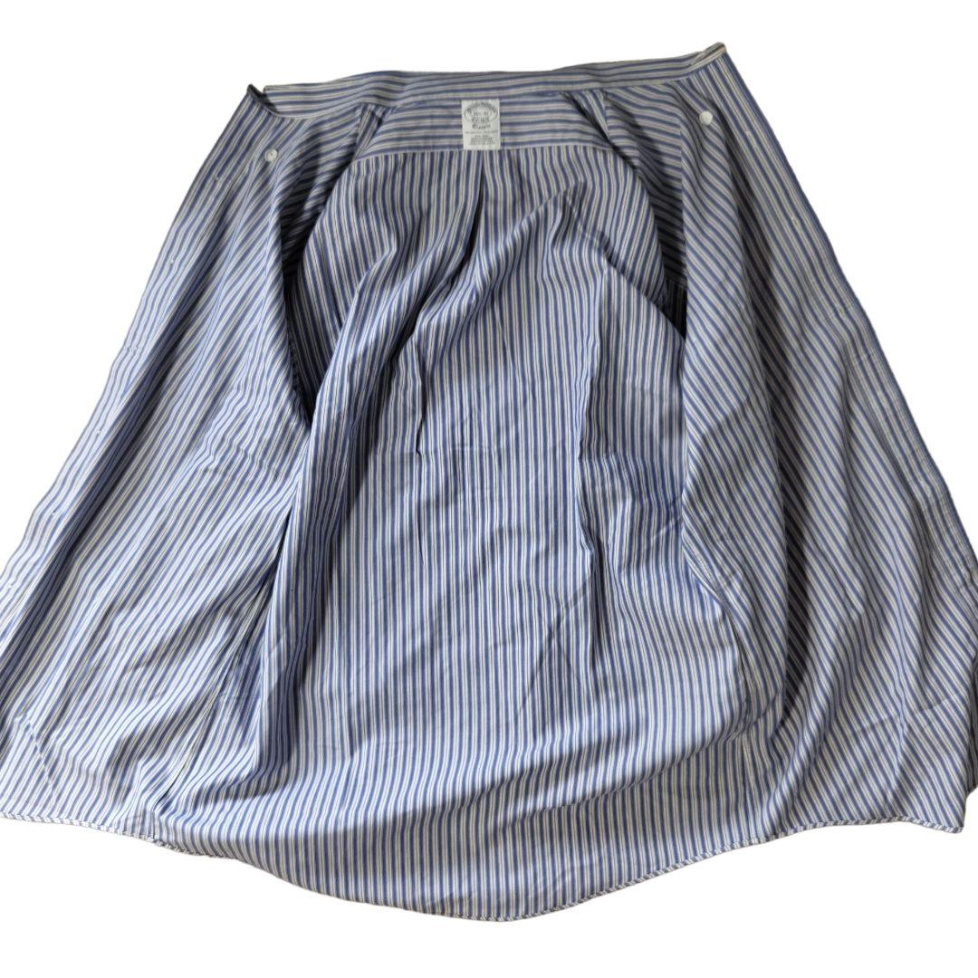 USED L Stripe bd shirt -BrooksBrothers-