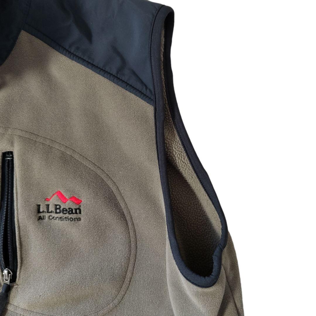 VINTAGE 90s XL Fleece vest -L.L.Bean-