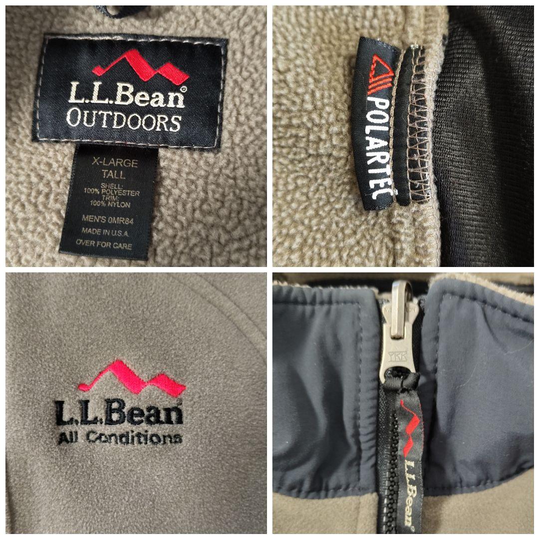 VINTAGE 90s XL Fleece vest -L.L.Bean-