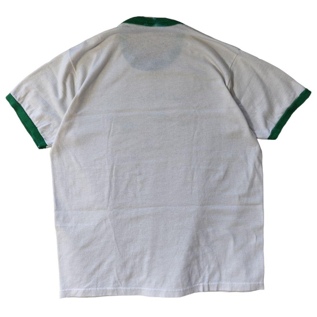 VINTAGE 80s L Ringer T-shirt -VelvaSheen-