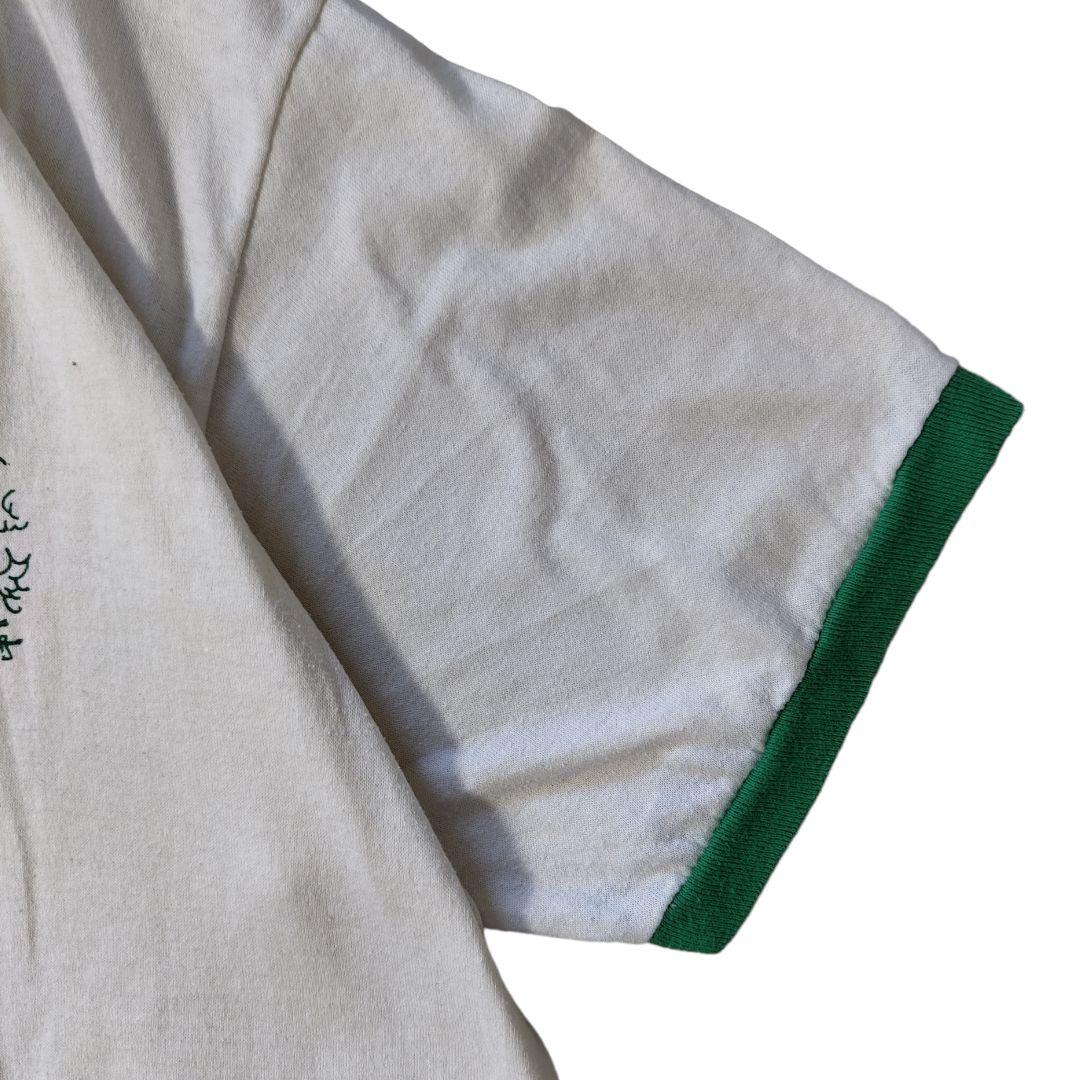 VINTAGE 80s L Ringer T-shirt -VelvaSheen-