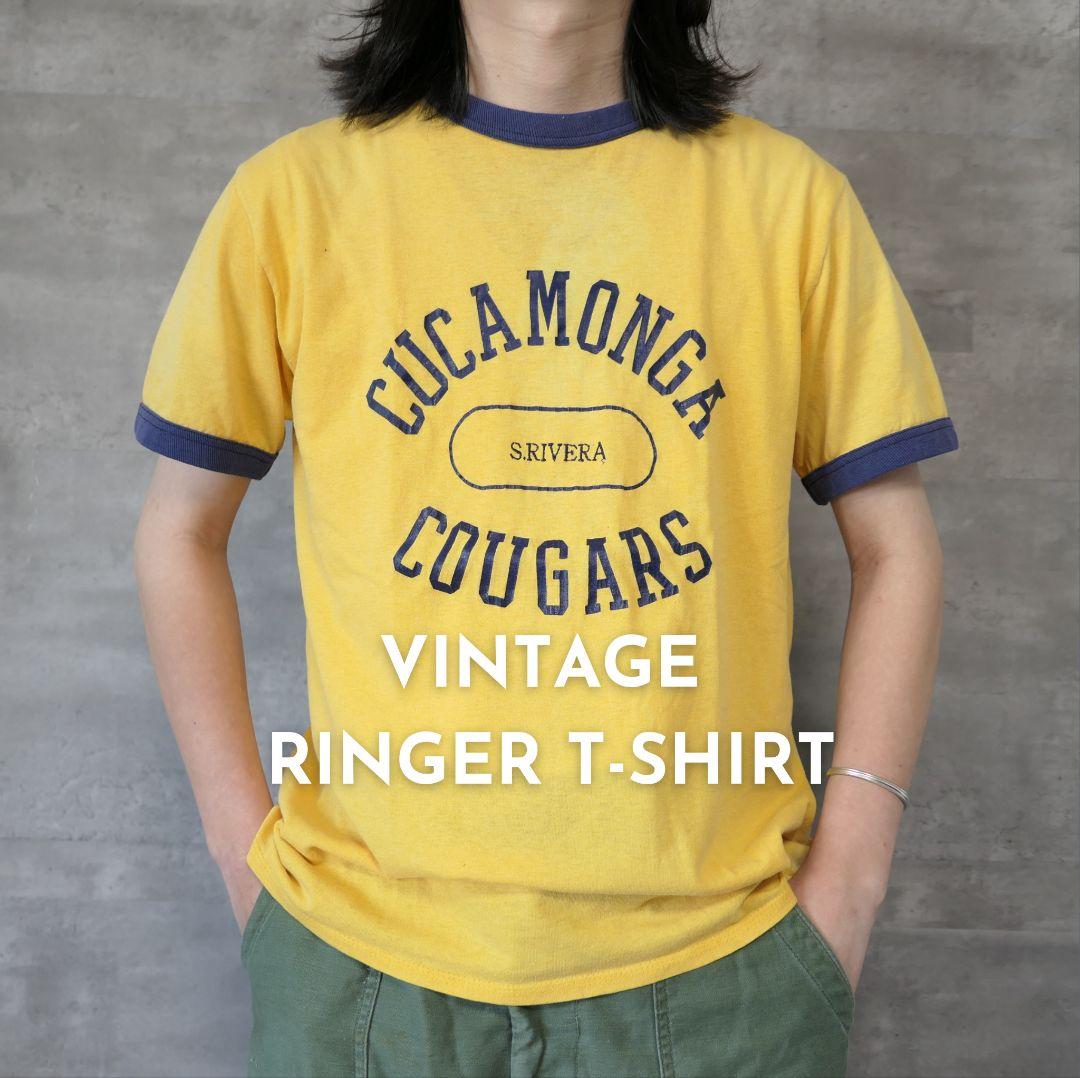 VINTAGE ~90s L Ringer T-shirt -UNKNOWN-