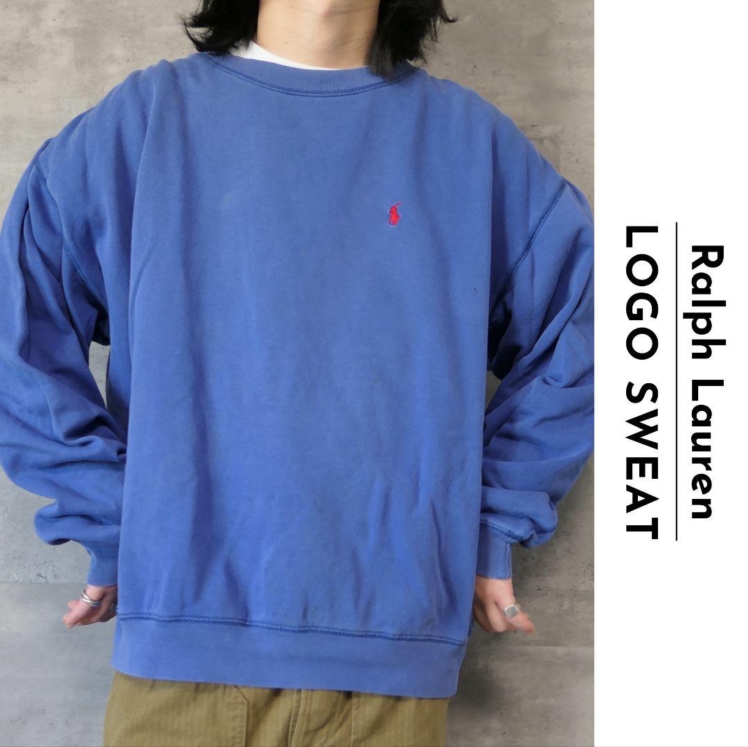 USED XL Logo sweat -Ralph Lauren-