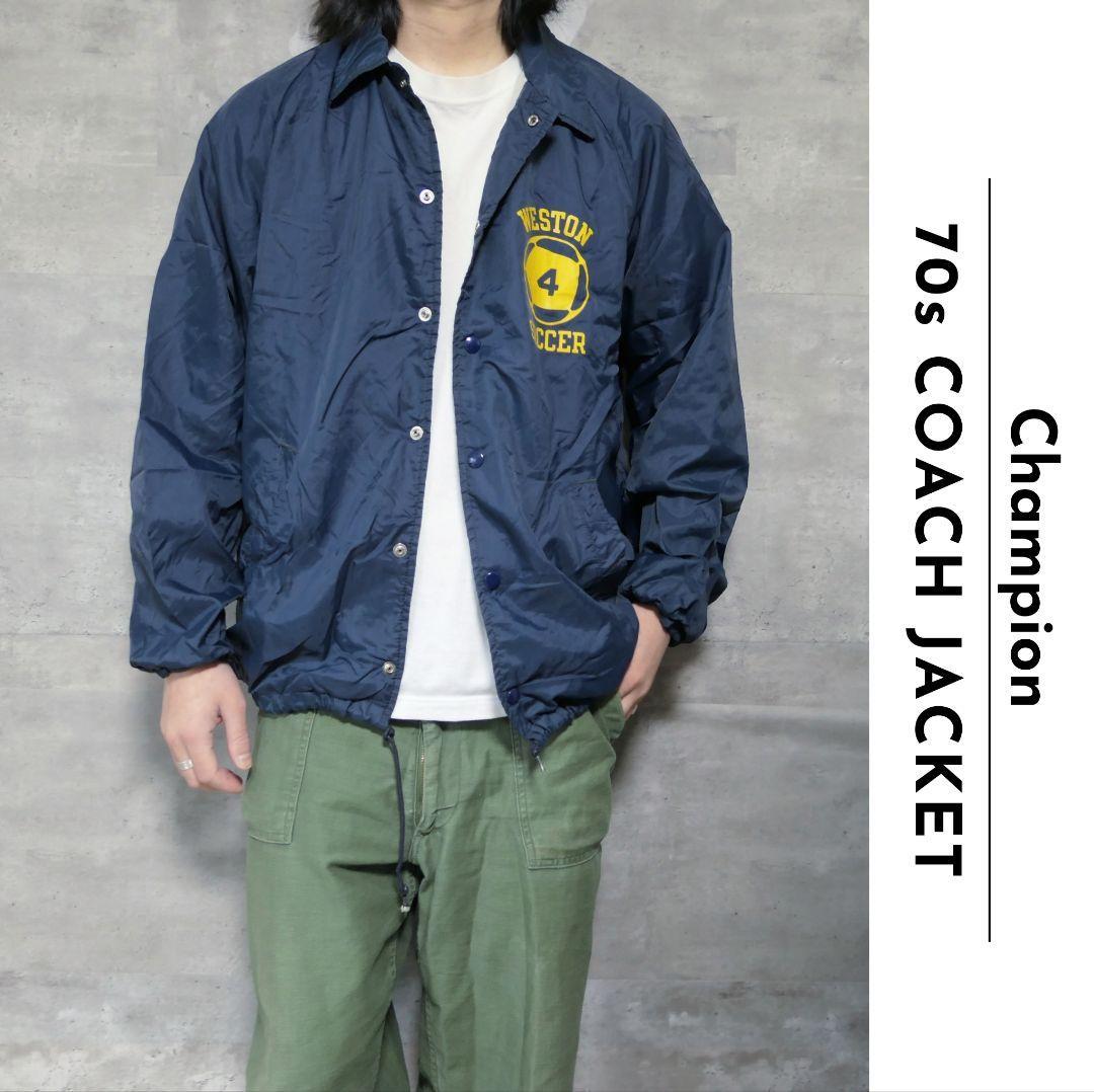VINTAGE 70s L Coach jacket -Champion-