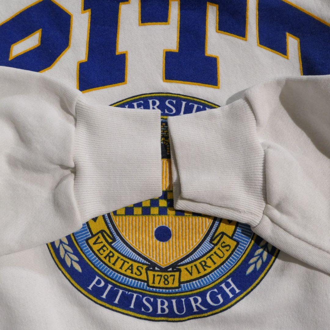 VINTAGE 90s M Collage Sweat -Pittsburgh Uniiversity-