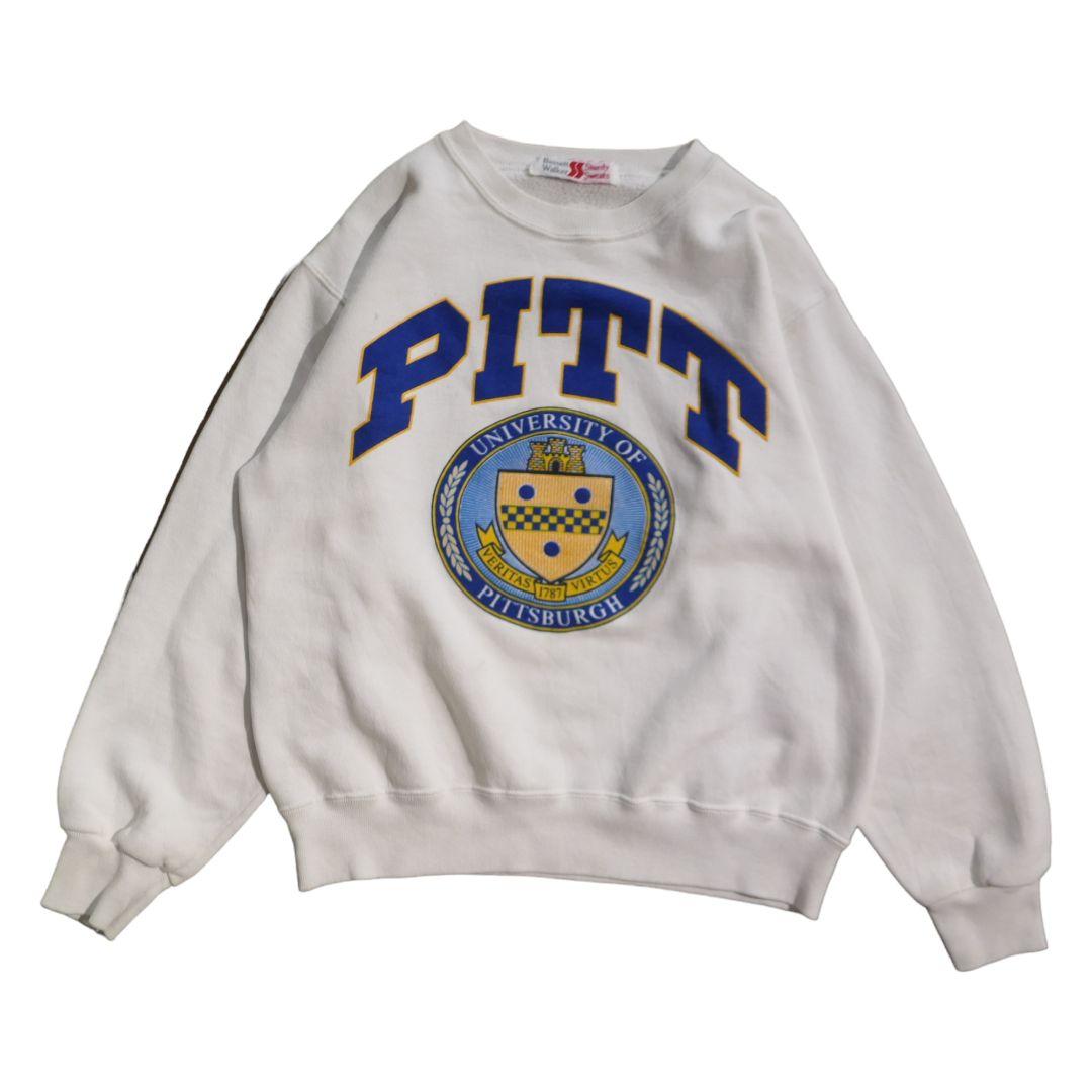VINTAGE 90s M Collage Sweat -Pittsburgh Uniiversity-