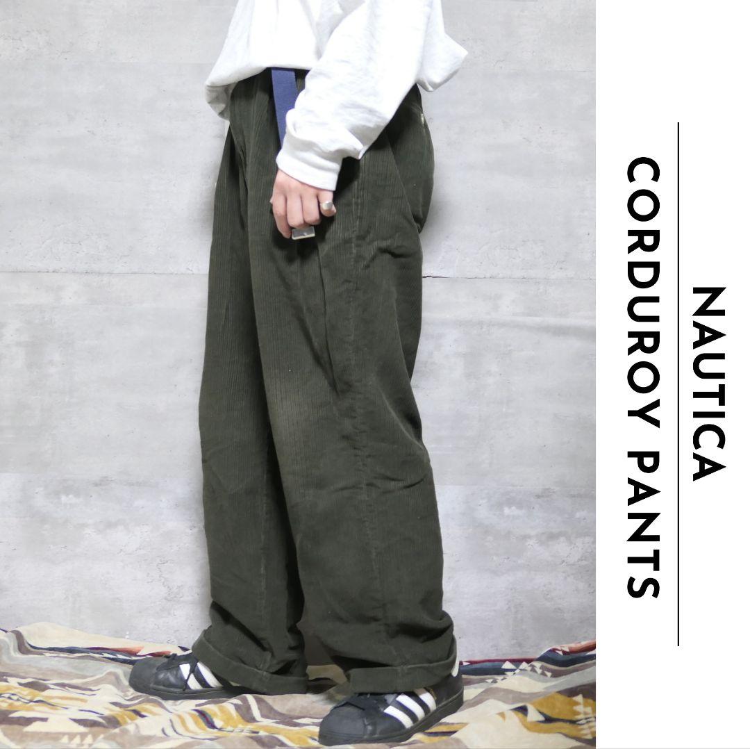 USED 36inch Corduroy pants -NAUTICA-