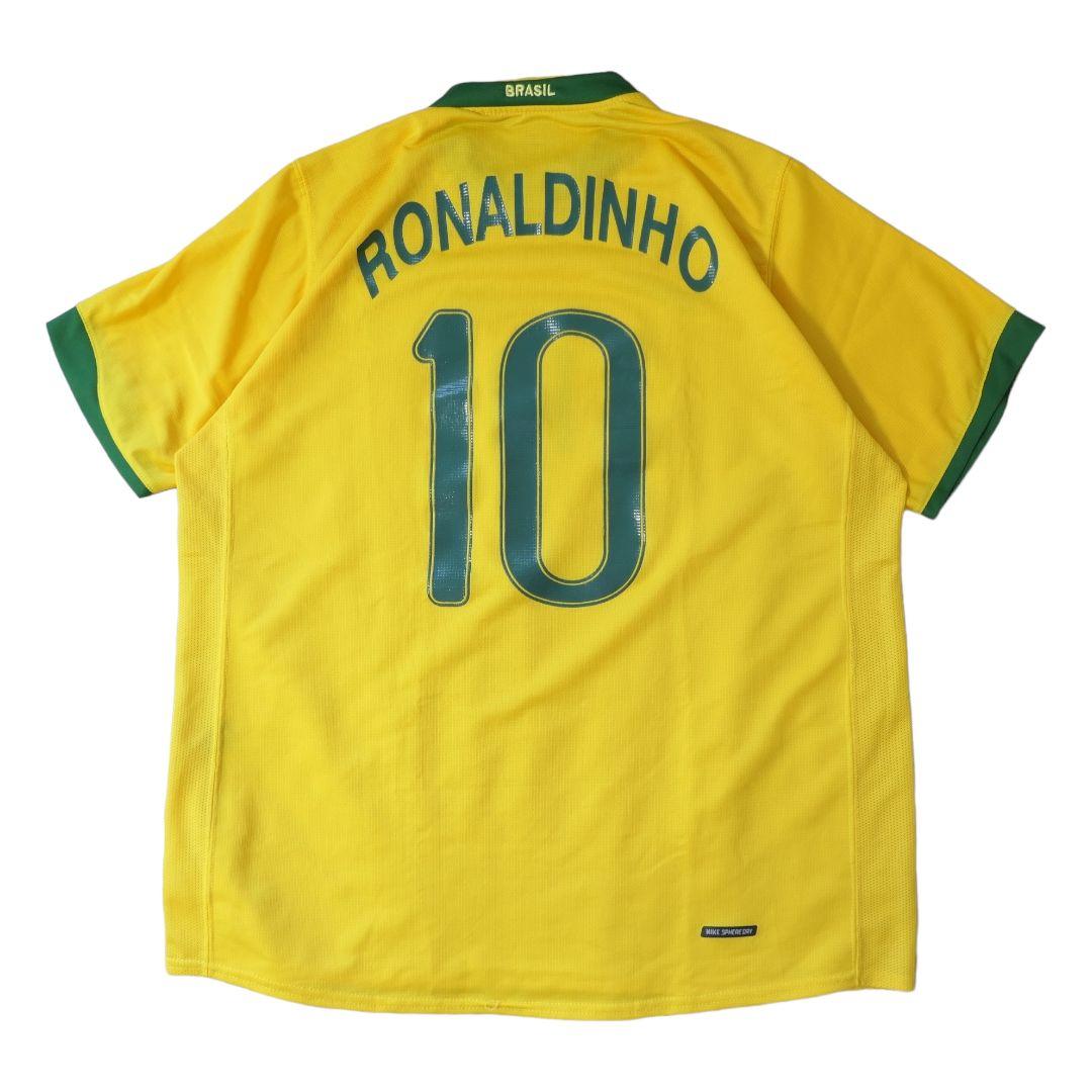 VINTAGE 00s Soccer game shirt -BRAZIL-