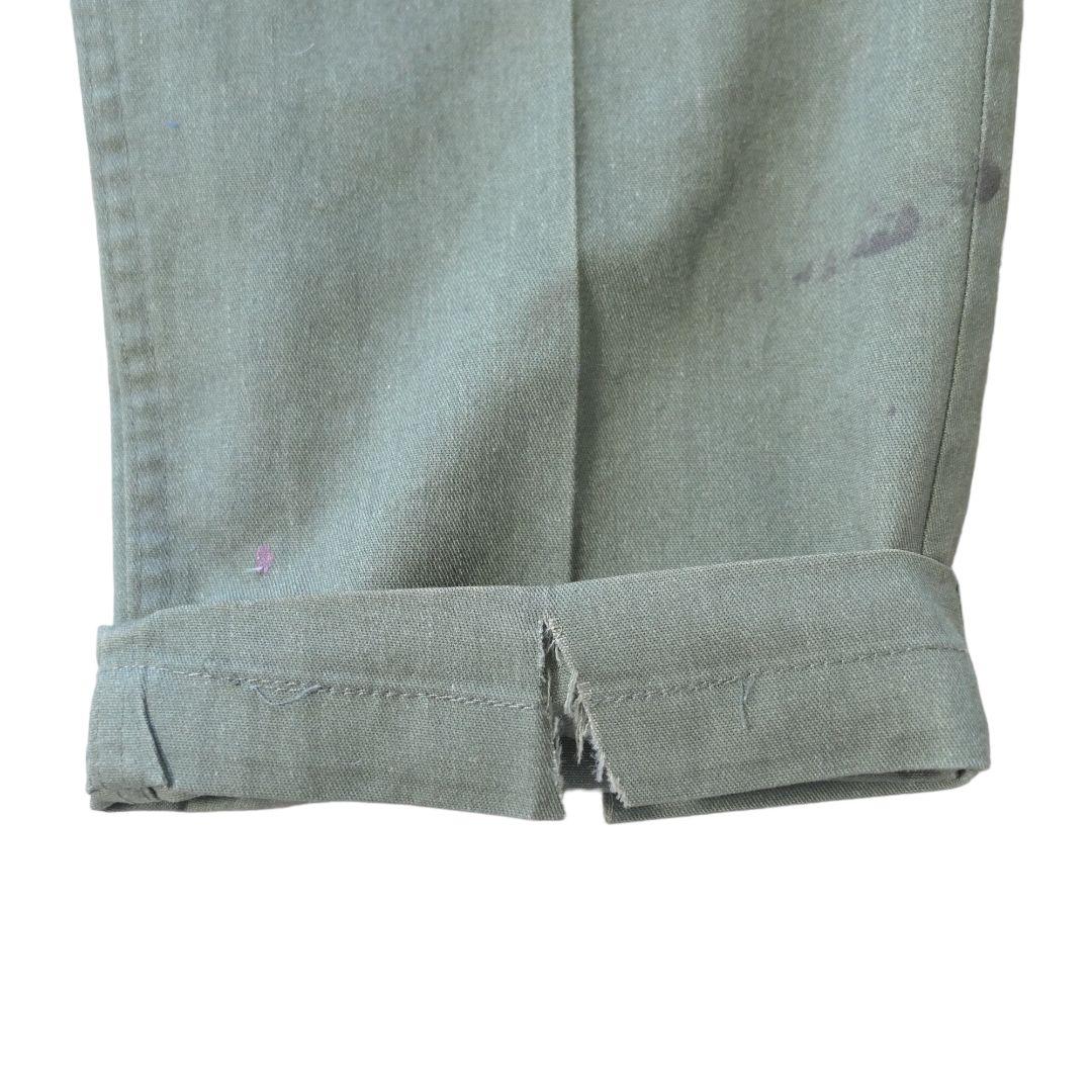 VINTAGE 80s 32inch OG-507 Baker pants -U.S.ARMY-