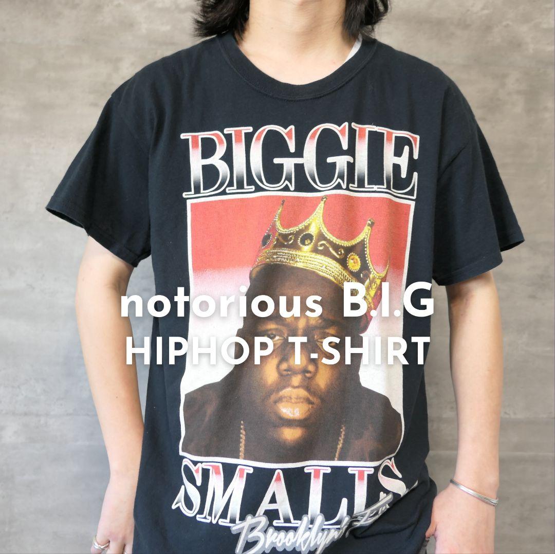 USED L Hiphop T-shirt -notorious B.I.G-