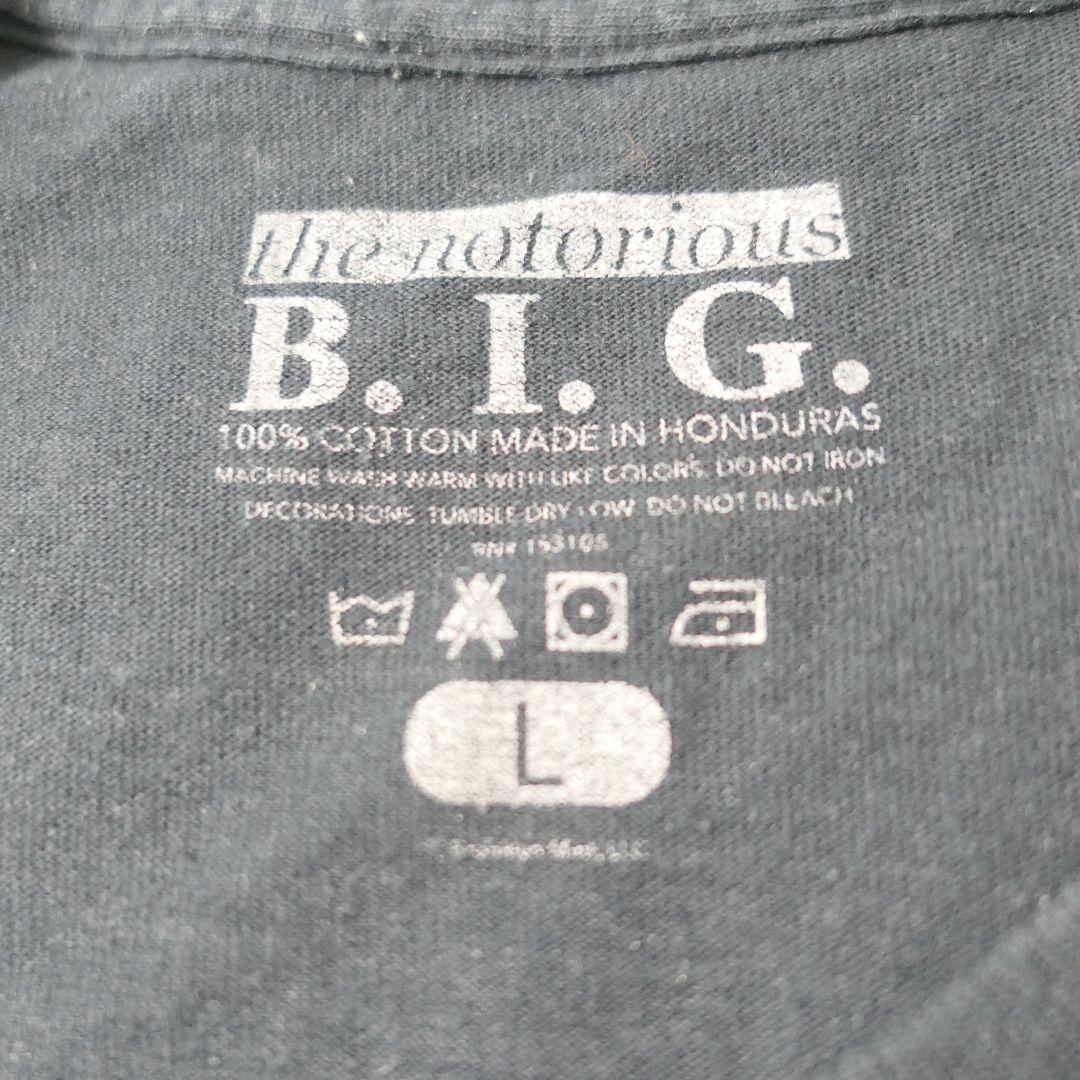 USED L Hiphop T-shirt -notorious B.I.G-