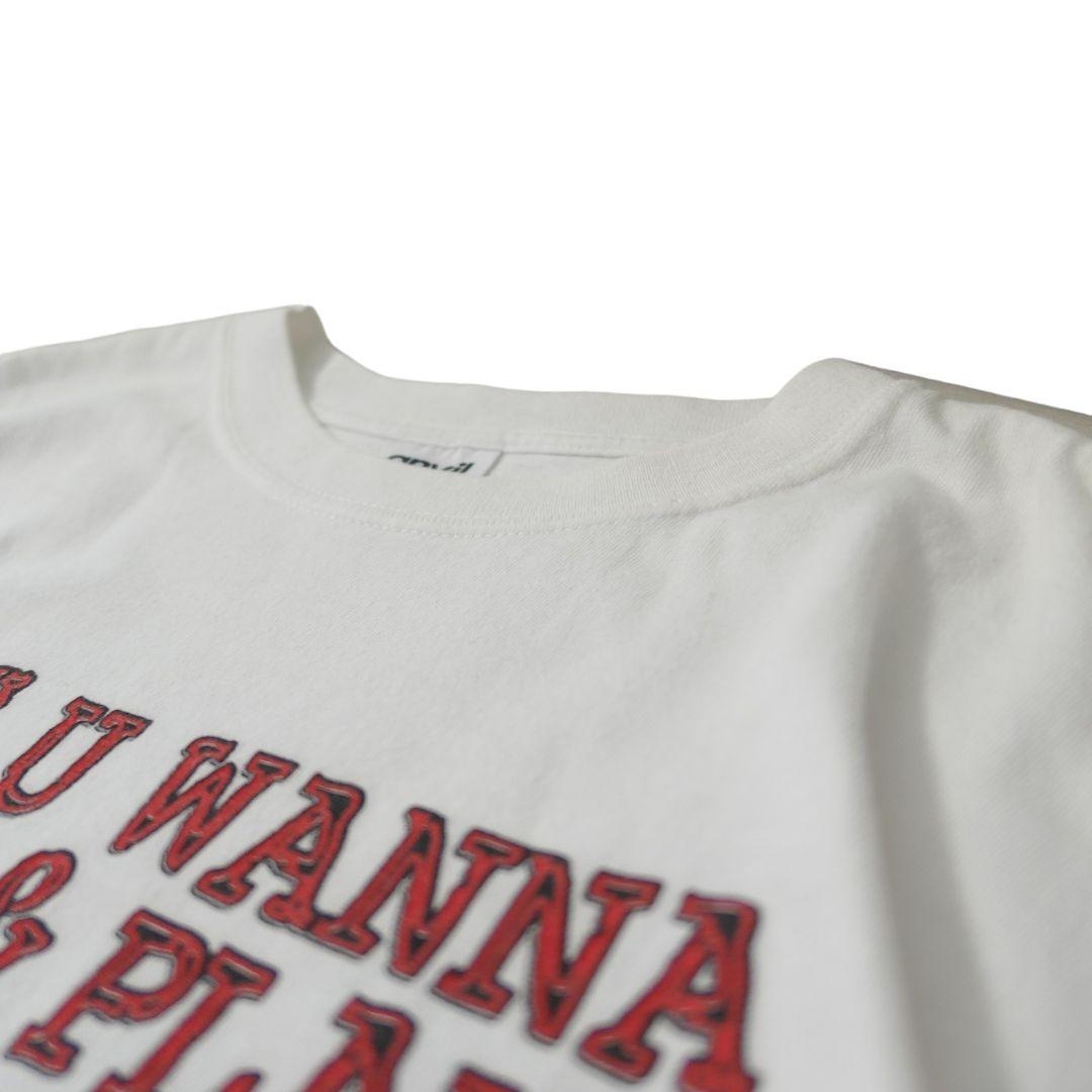 USED L Printed T-shirt -anvil-