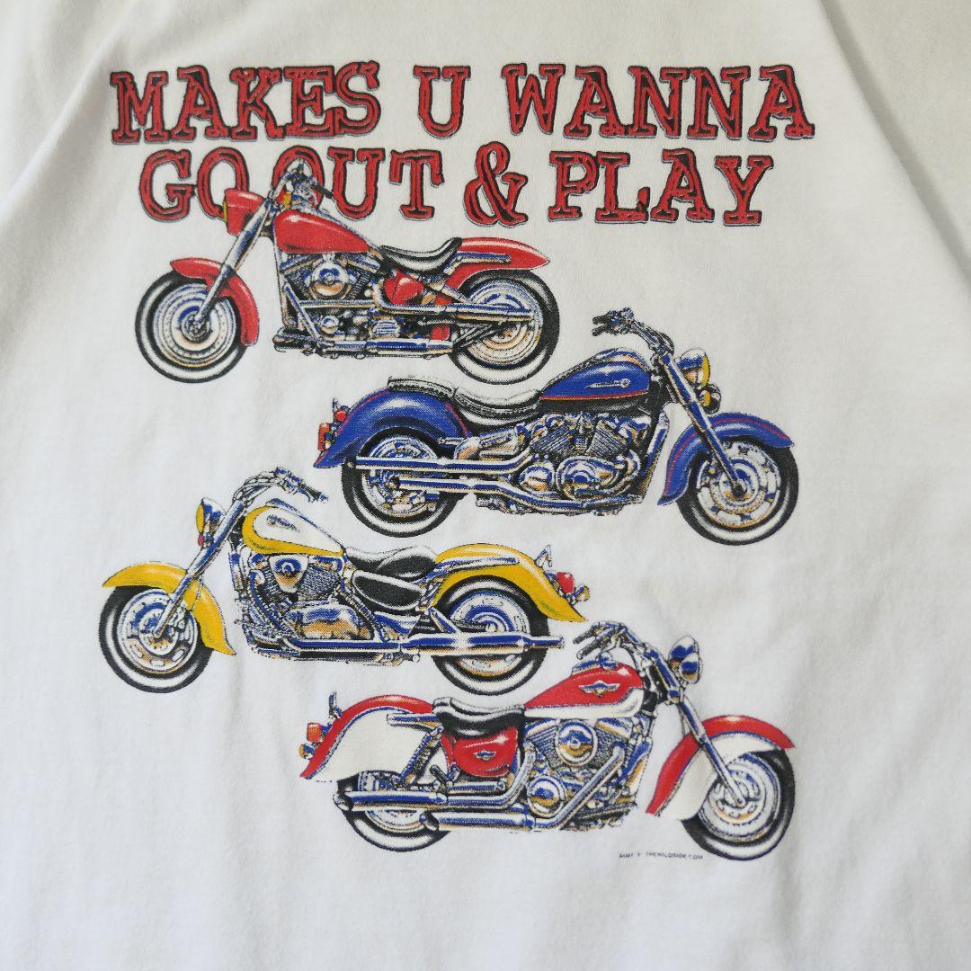 USED L Printed T-shirt -anvil-