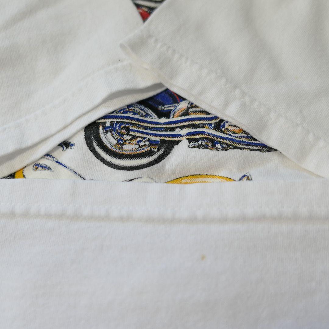 USED L Printed T-shirt -anvil-