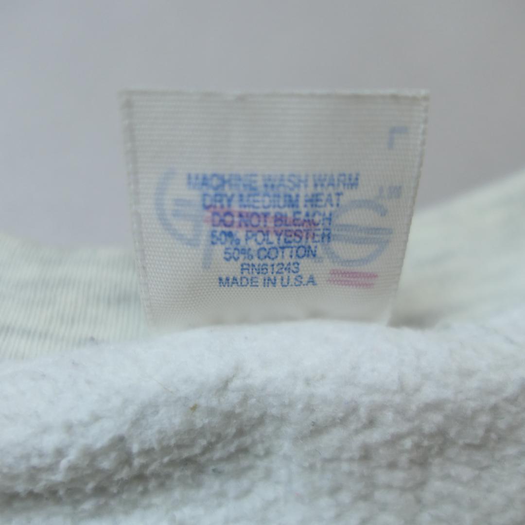 VINTAGE 90s L Message Sweat -Sun Art Designs-