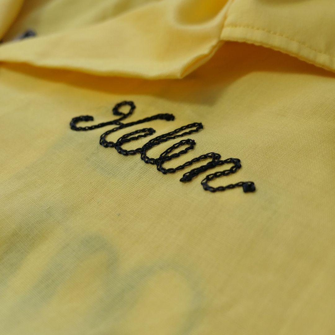 VINTAGE 70s M Bowling shirt -Hilton-