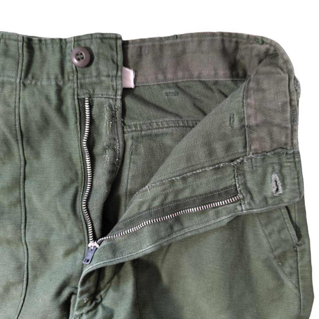 VINTAGE 60-70s 30inch OG-107 Baker pants -U.S.ARMY-