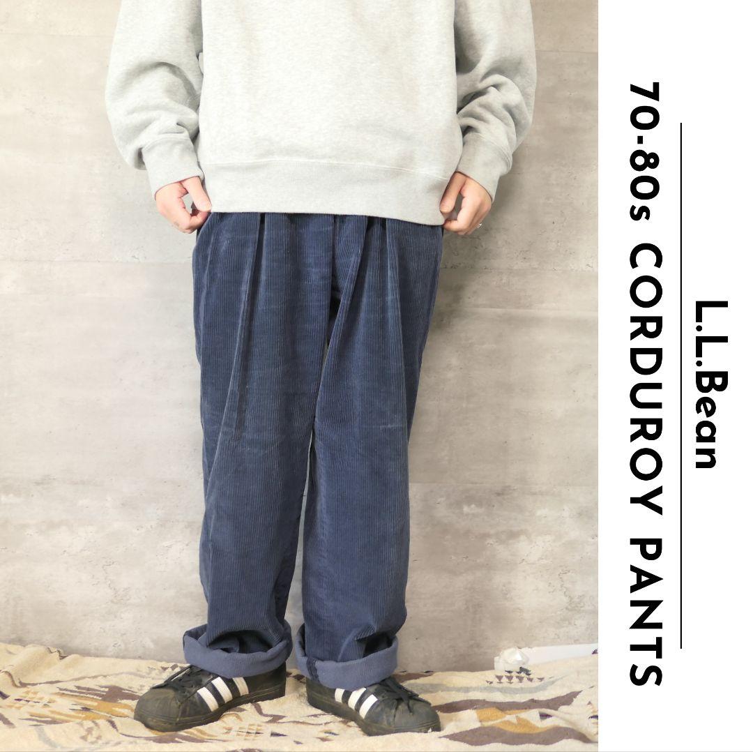 VINTAGE 70-80s 36inch Corduroy pants -L.L.Bean-