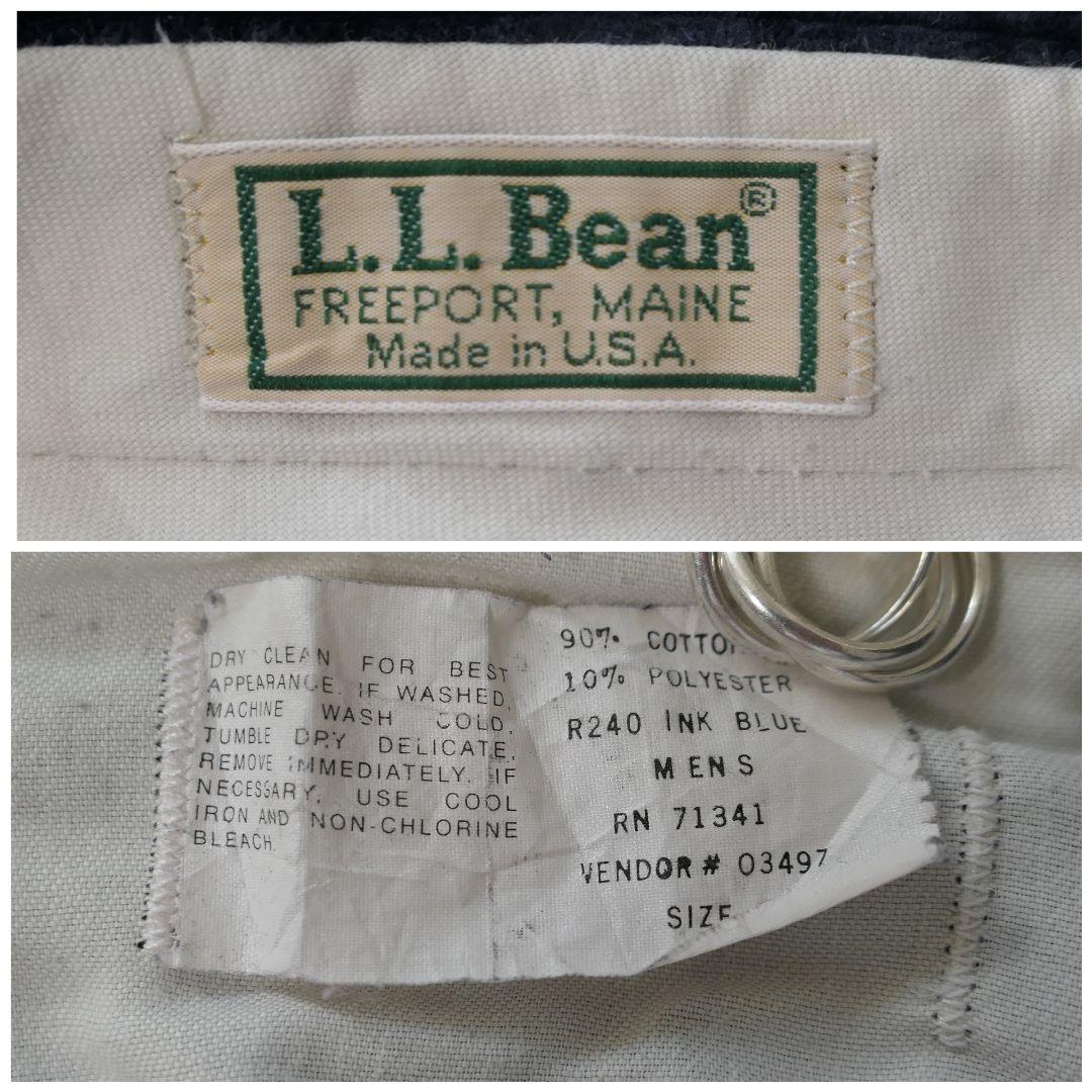 VINTAGE 70-80s 36inch Corduroy pants -L.L.Bean-