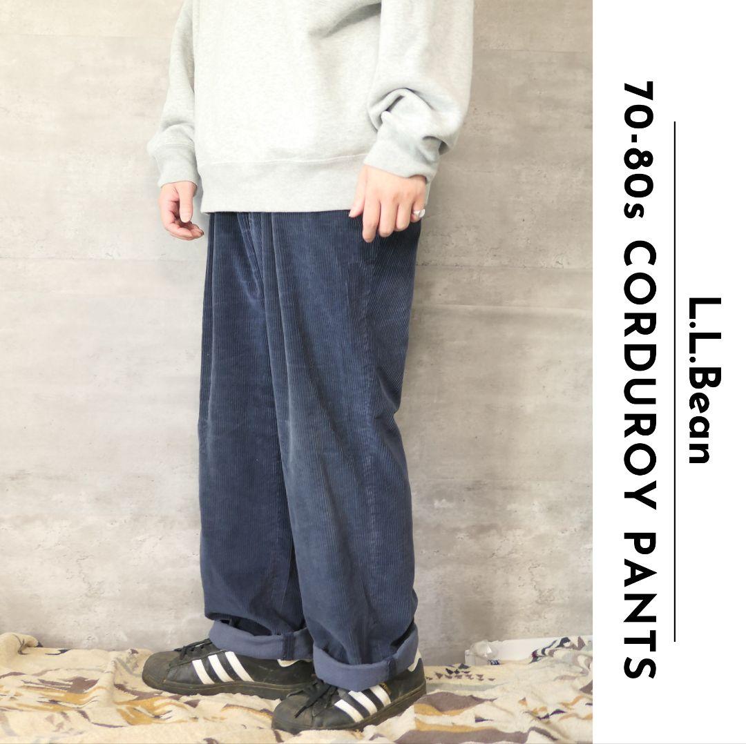 VINTAGE 70-80s 36inch Corduroy pants -L.L.Bean-