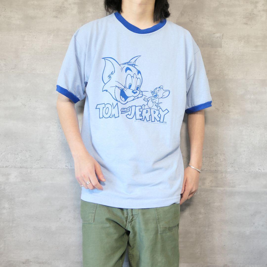 VINTAGE 00s L Ringer T-shirt -TOM and JERRY-