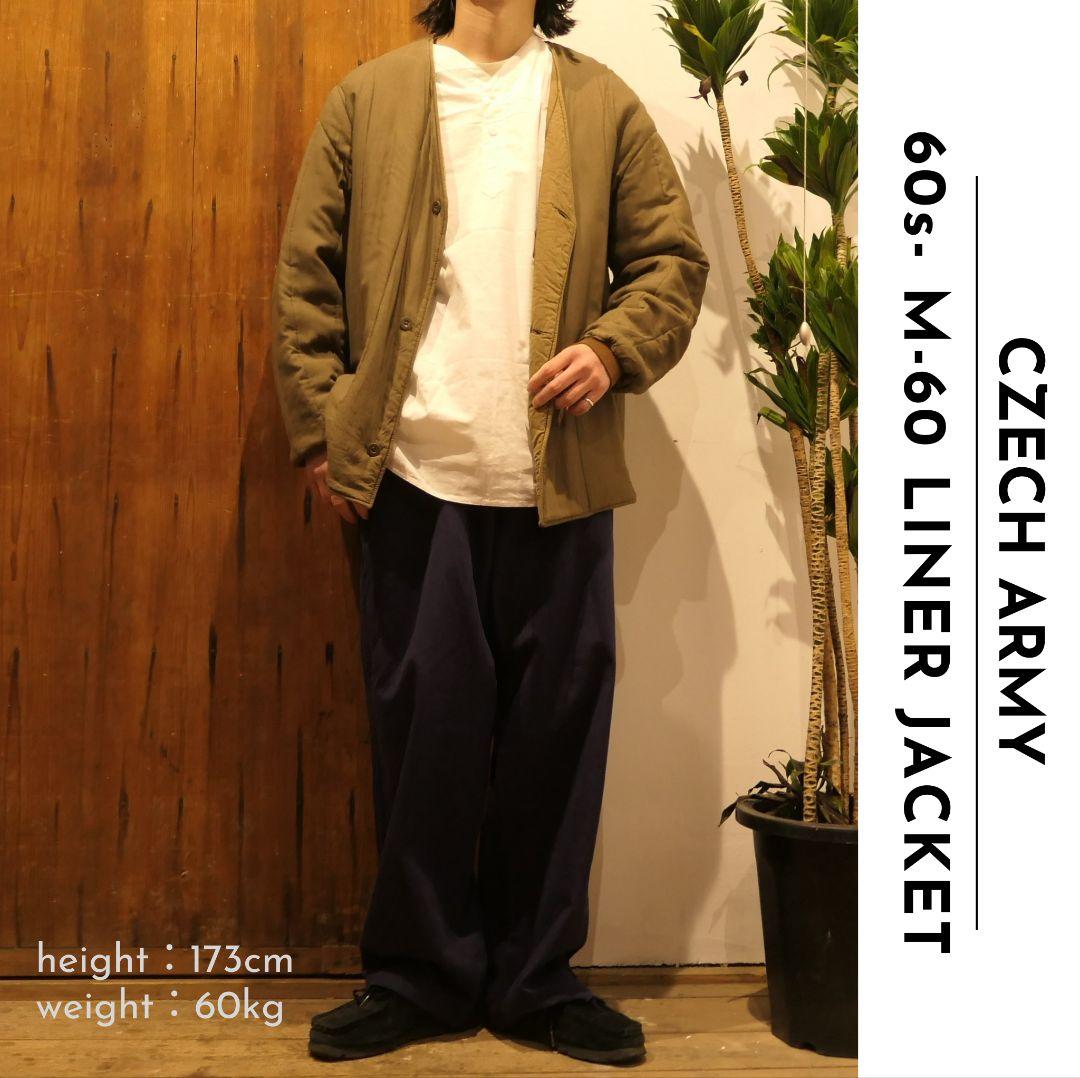 VINTAGE 60s- L M-60 Liner Jacket -CZECH ARMY-