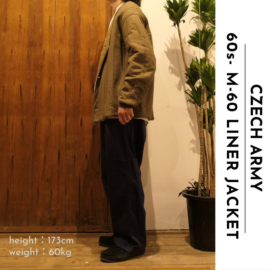 VINTAGE 60s- L M-60 Liner Jacket -CZECH ARMY-
