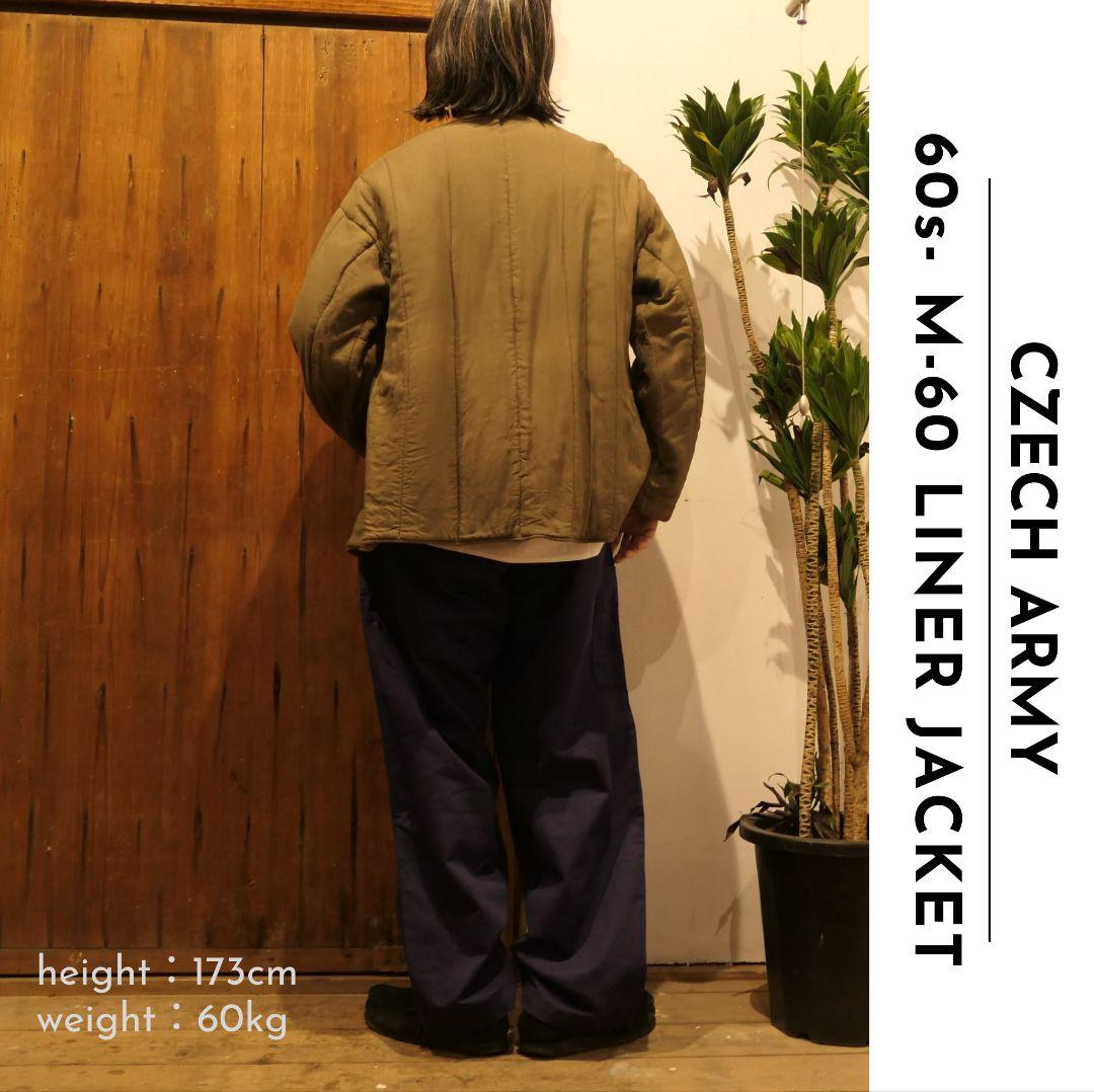 VINTAGE 60s- L M-60 Liner Jacket -CZECH ARMY-