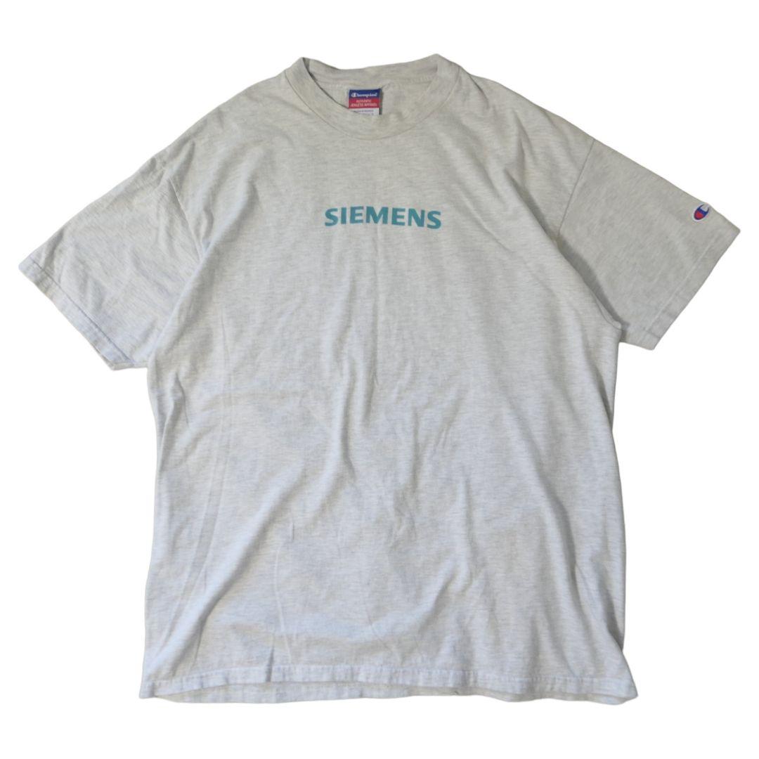 VINTAGE 00s XL Chanpion Corporate T-shirt -SIEMENS-