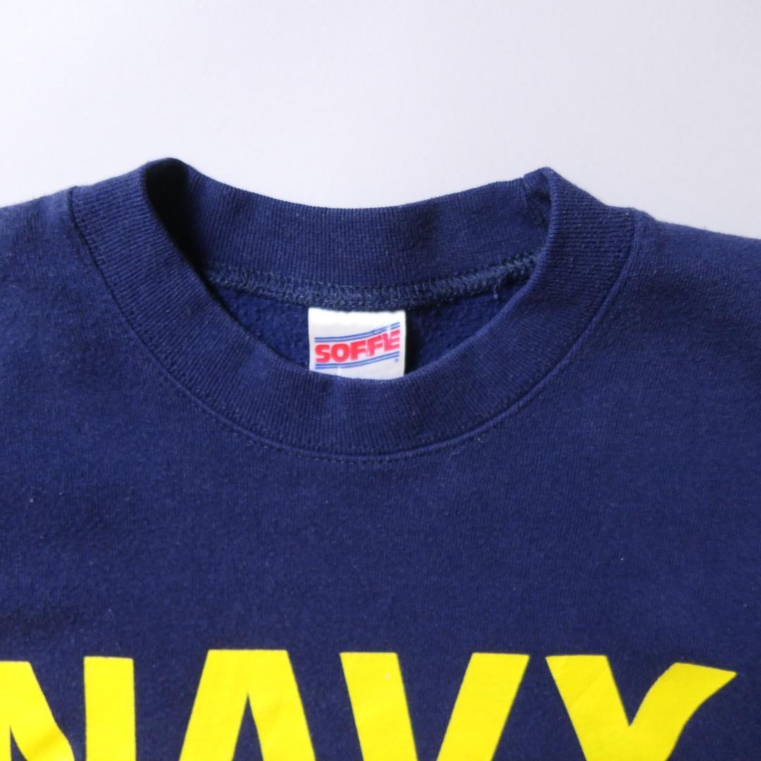 VINTAGE 90-00s S Military Sweat -U.S.NAVY-