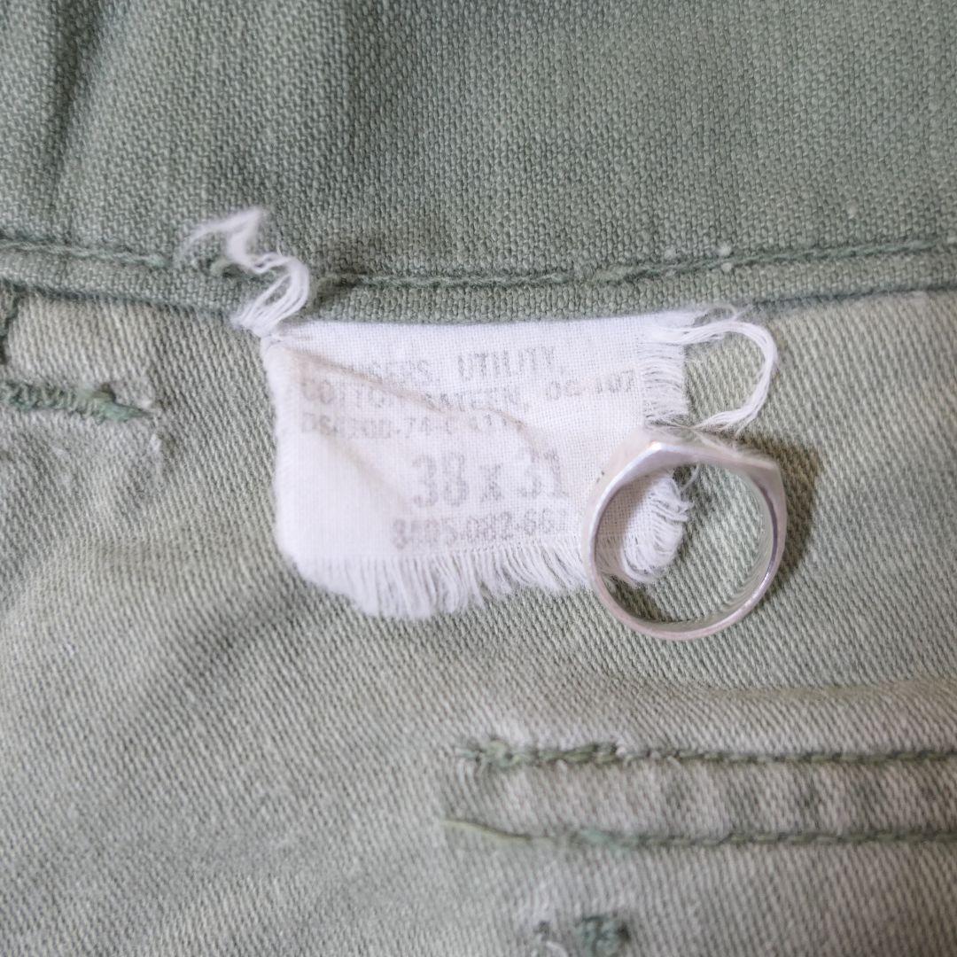 VINTAGE 70s 38inch OG-107 Baker pants -U.S.ARMY-