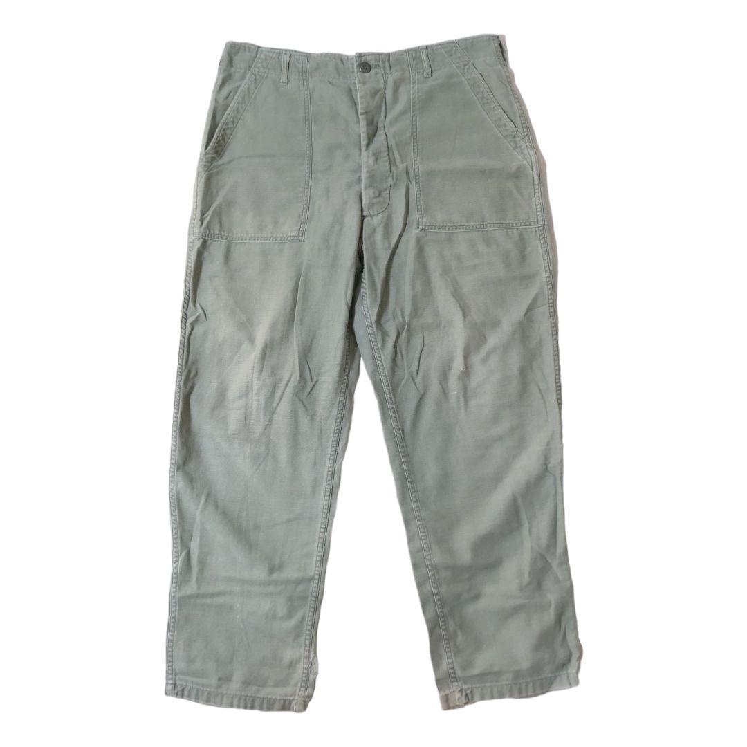 VINTAGE 70s 38inch OG-107 Baker pants -U.S.ARMY-