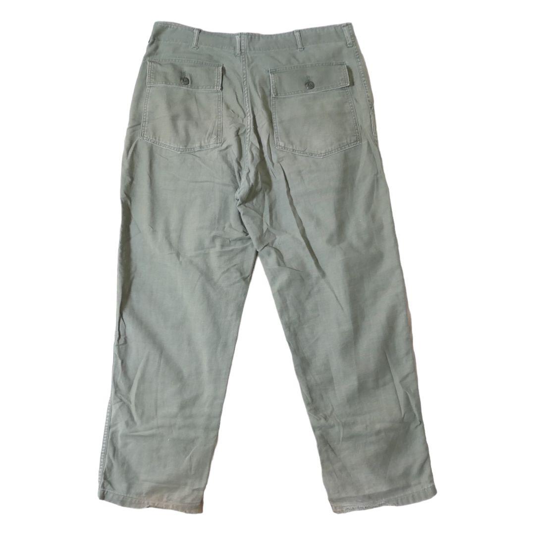 VINTAGE 70s 38inch OG-107 Baker pants -U.S.ARMY-