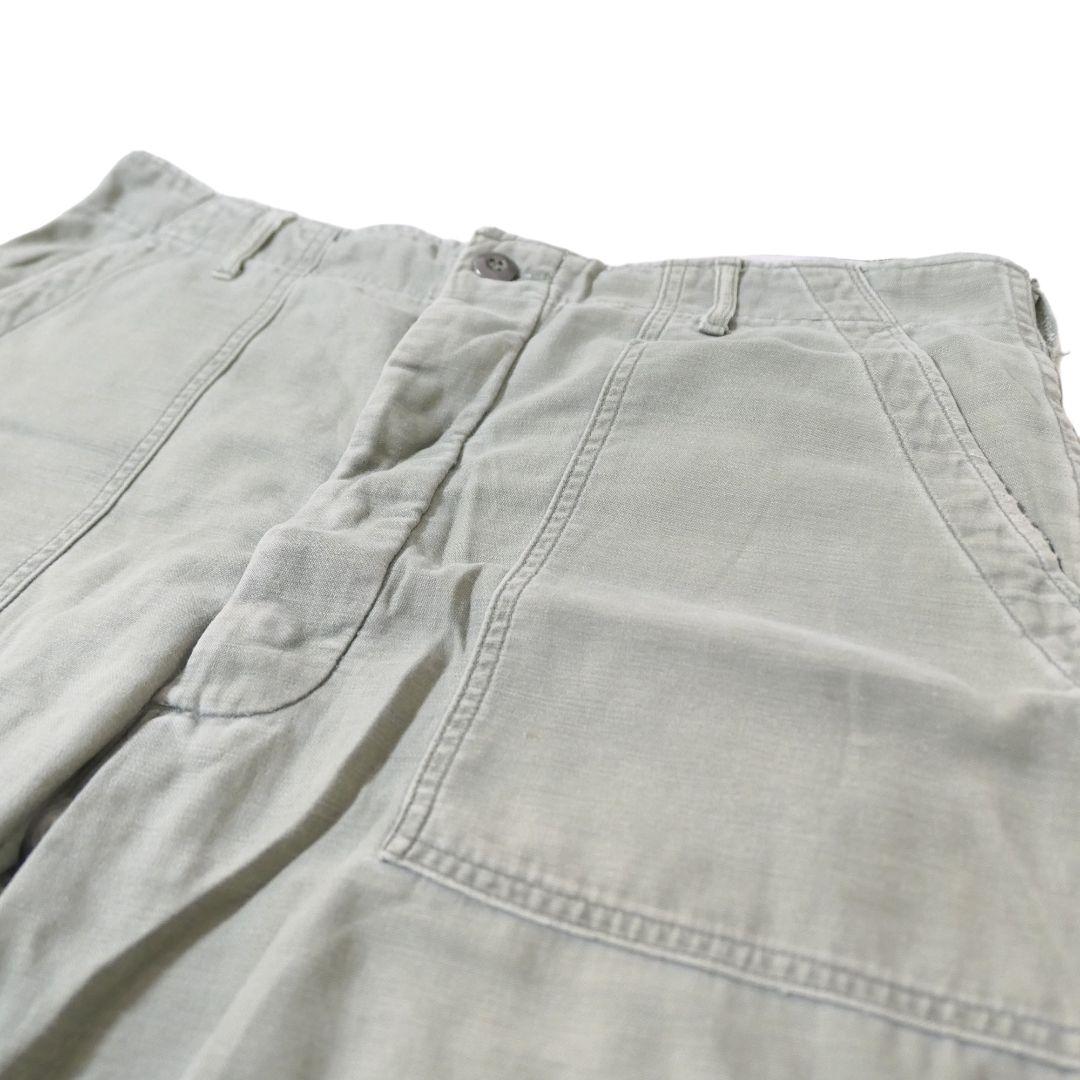 VINTAGE 70s 38inch OG-107 Baker pants -U.S.ARMY-