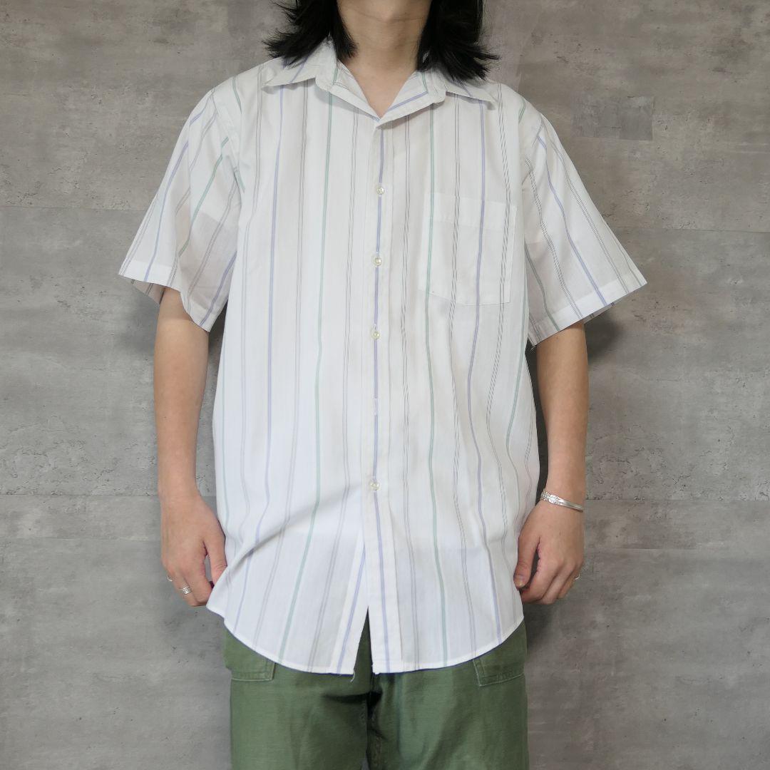 USED 17 S/S Stripe shirt -Arrow-