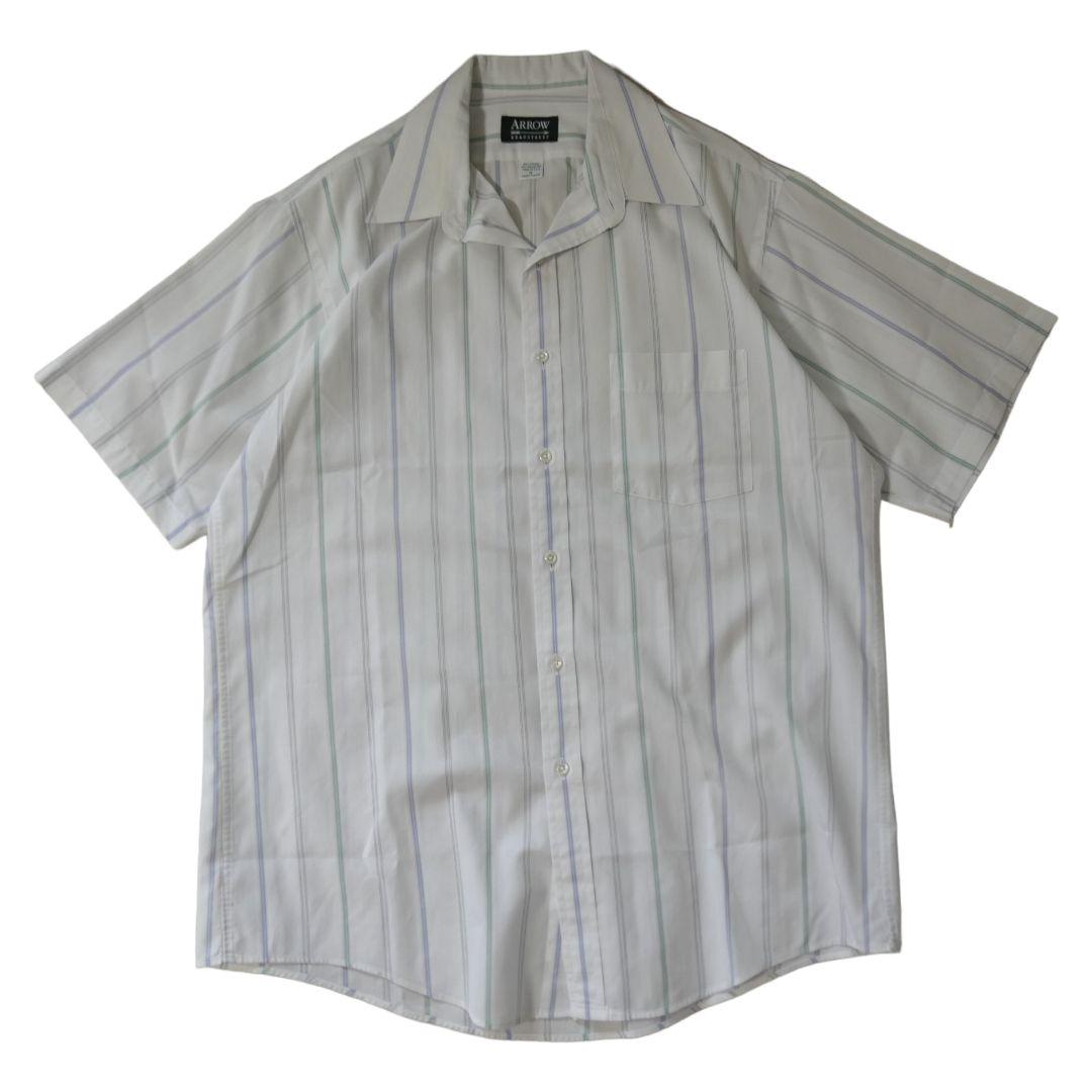 USED 17 S/S Stripe shirt -Arrow-